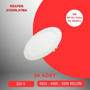 LED SPOT - BEYAZ IŞIK 50 ADET